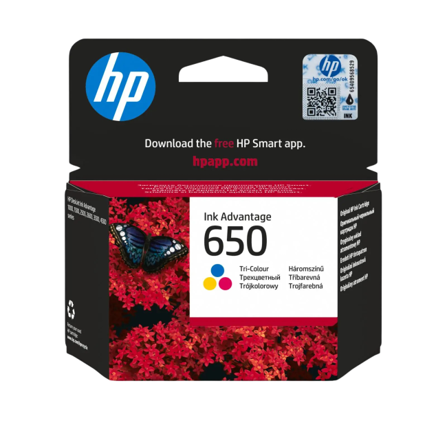 Tusz HP 650 KOLOR do drukarek HP DeskJet  1515/ 2520/ 2545/ 2645/ 3545